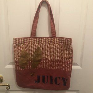 Juicy Couture Pink & Gold Tote Bag NWOT